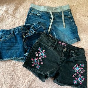 3 pairs of girls shorts sz 7